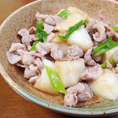 豚肉と麩の炒め煮